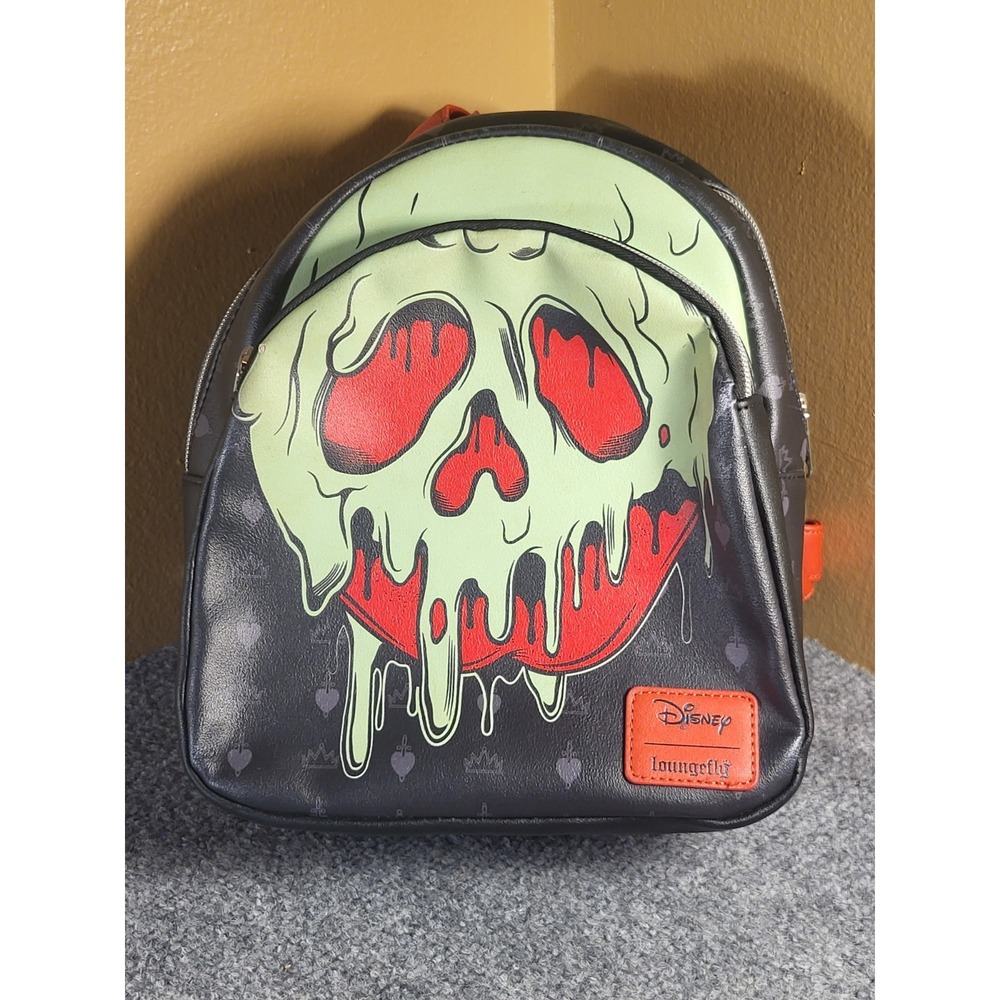 Loungefly Disney Snow White And The Seven Dwarfs Poison Apple GITD Mini Backpack